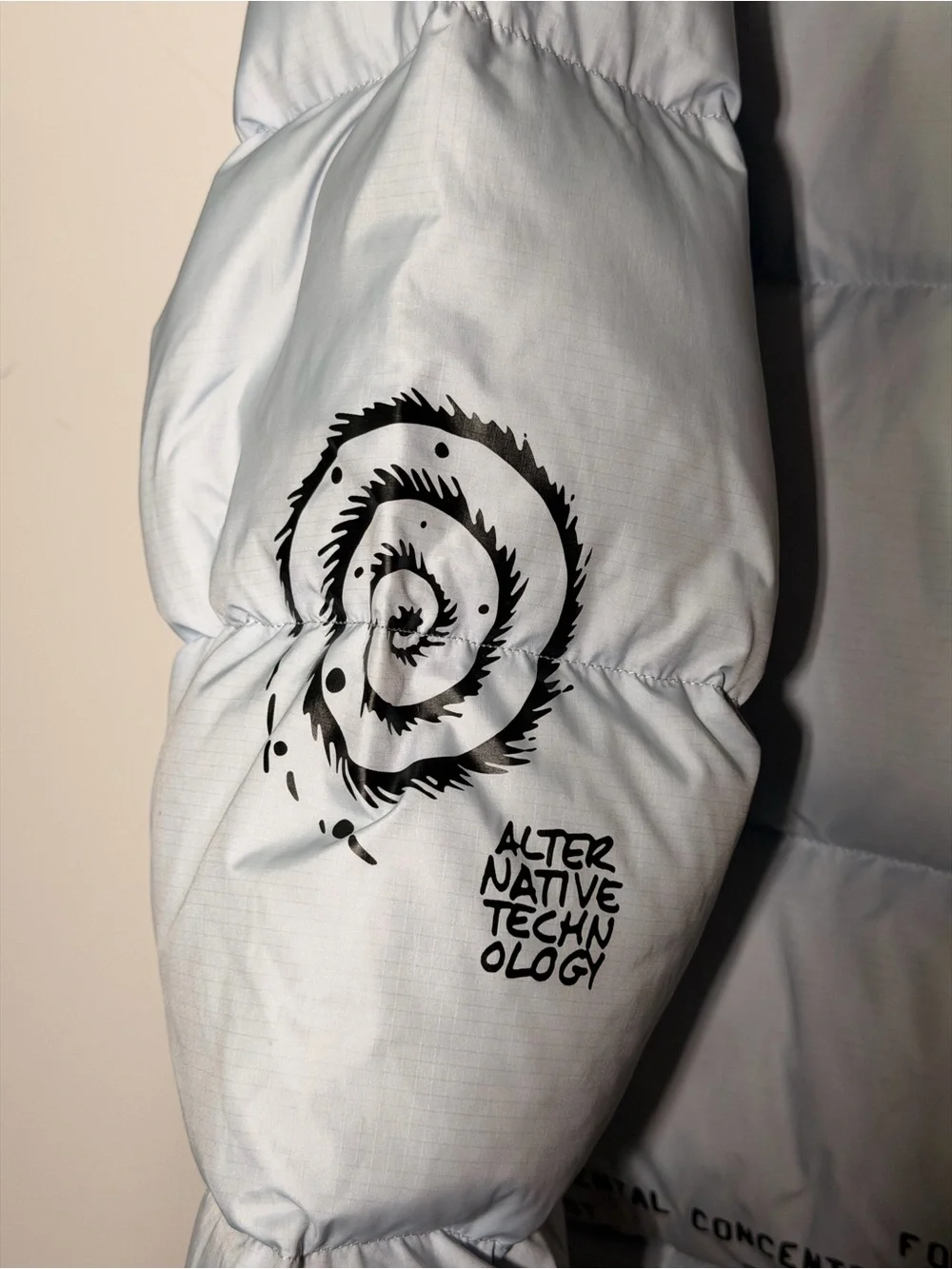 The North Face x Brain Dead Nuptse Jacket Sky Blue M EXTREME RARE